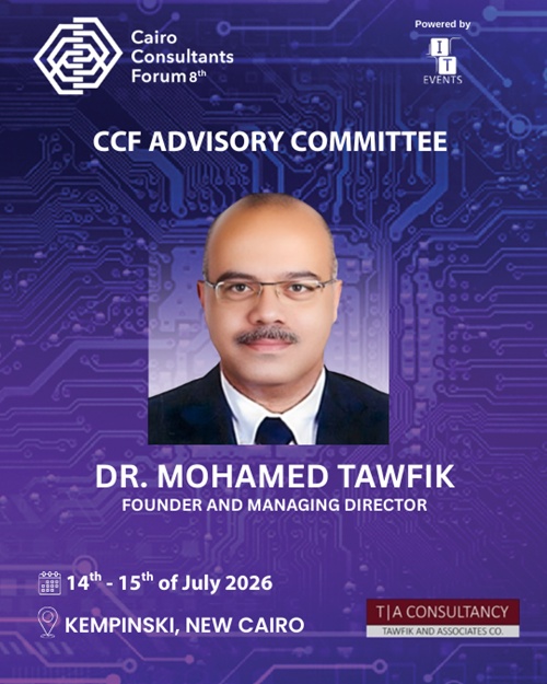Dr. Mohamed Tawfik CCF 2026 ITEVENTS Dr. Mohamed Tawfik CCF 2026 ITEVENTS
