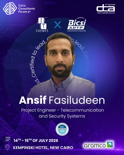 Ansif Fasiludeen CCF 2026 ITEVENTS